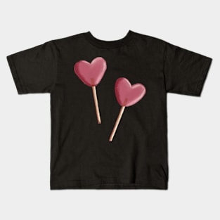 Heart Lollipops Kids T-Shirt